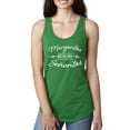 thumbnail image 1 of Wild Bobby, White Señoritas Funny Cinco de Mayo Cinco De Mayo Ladies Racerback Tank Top, Kelly, Large, 1 of 5