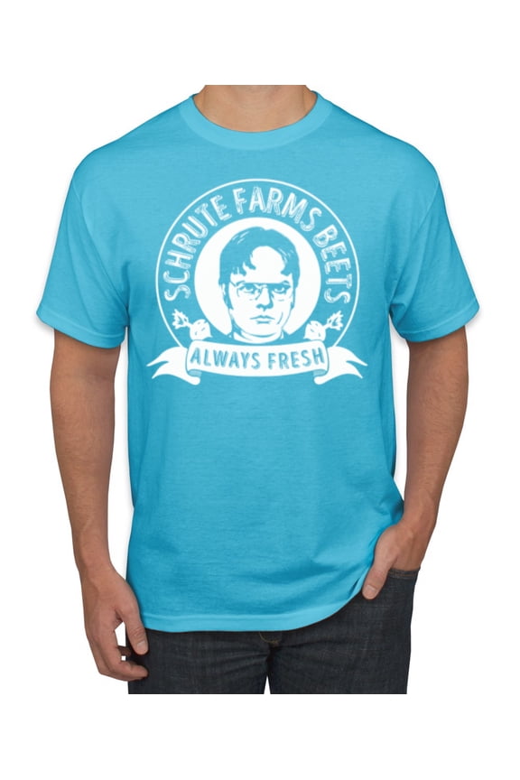 , White Wizard Glasses and Lightning Scar, Movies, Men Graphic Tee, Light Turquoise, Small