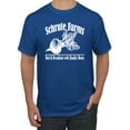 thumbnail image 1 of Wild Bobby, White Wizard Glasses and Lightning Scar, Movies, Men Graphic Tee, Royal, 5X-Large, 1 of 4