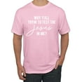 thumbnail image 1 of Wild Bobby Why Y'all Tryin' to Test the Jesus in Me? Inspirational/Christian Men Graphic Tee, Light Pink, 4X-Large, 1 of 5