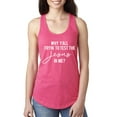 thumbnail image 1 of Wild Bobby Why Y'all Tryin' to Test the Jesus in Me? Inspirational/Christian Women Racerback Tank Top, Hot Pink, Medium, 1 of 5