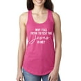 thumbnail image 1 of Wild Bobby, Why Y'all Tryin' to Test the Jesus in Me? Inspirational/Christian Women Racerback Tank Top, Raspberry, Large, 1 of 5