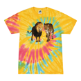 thumbnail image 1 of Wild Bobby, Wild African Lion and Cheetah Animal Lover Tie-Dye T-Shirt, 1 of 1