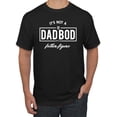 thumbnail image 1 of Wild Bobby, Wild Bobby,It's Not A Dad BOD It's A Father Figure Funny Husband Boyfriend Gift, Father's Day, Men Graphic Tees, Black, Small, 1 of 3
