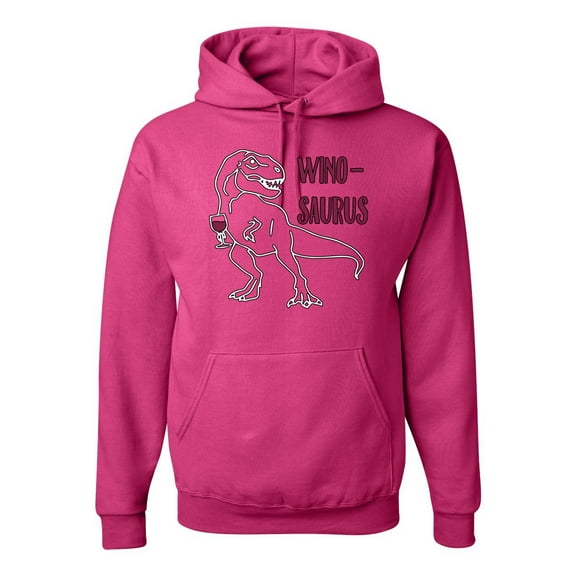 Wild Bobby Winosaurus Dino Unisex Hoodie Sweatshirt