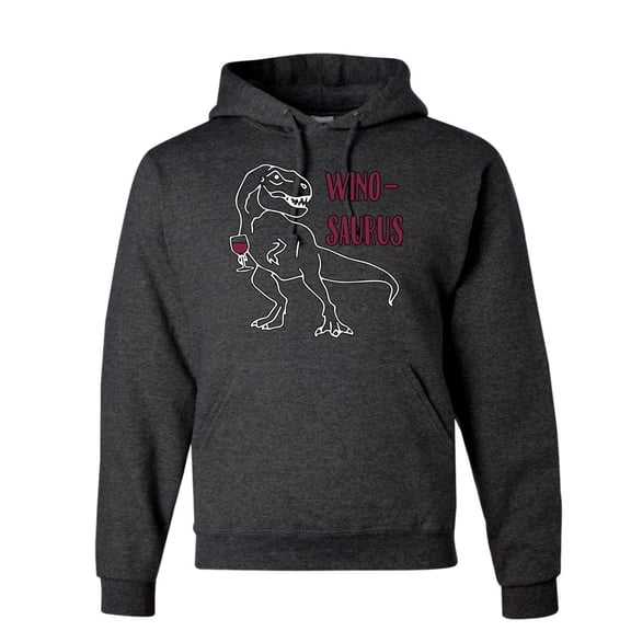 Wild Bobby Winosaurus Dino Unisex Hoodie Sweatshirt