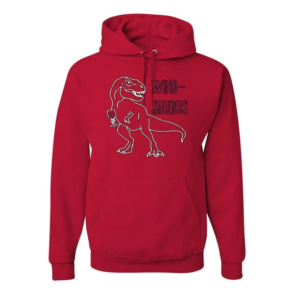 Wild Bobby Winosaurus Dino Unisex Hoodie Sweatshirt