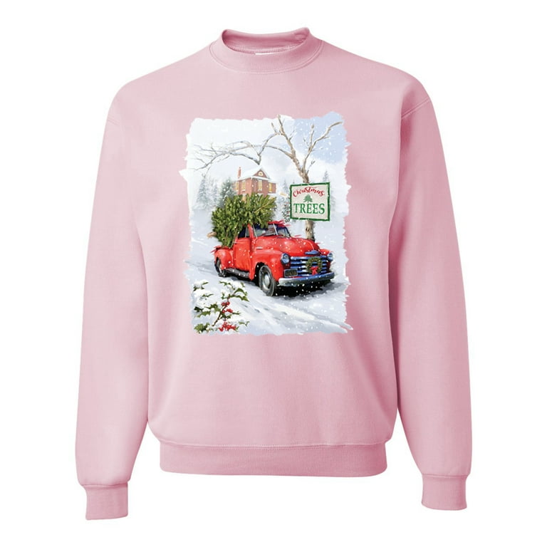 Wild Bobby, Winter Christmas Trees Festive Red Truck Christmas