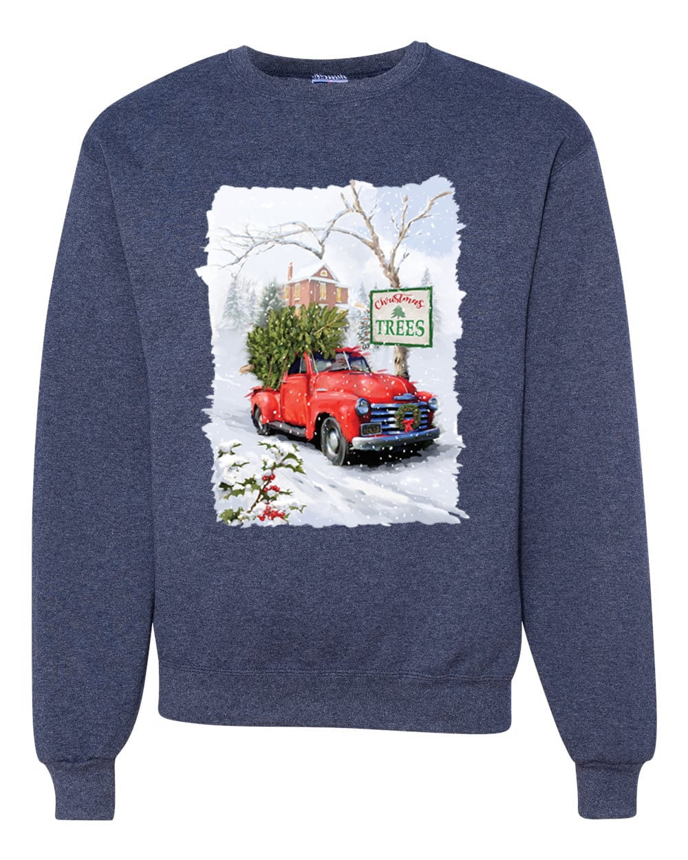 Wild Bobby, Winter Christmas Trees Festive Red Truck Christmas