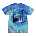 thumbnail image 1 of Wild Bobby, Winter Dire Snow Wolf Animal Lover Tie-Dye T-Shirt, 1 of 1