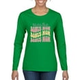 thumbnail image 1 of Wild Bobby, World's Best Bonus Mom Mother's Day Womens Graphic Long Sleeve Tee, Kelly, Small, 1 of 6