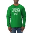 thumbnail image 1 of Wild Bobby,World's Okayest Dad Gift, Father's Day, Men Long Sleeve Shirt, Kelly, 2XL, 1 of 3