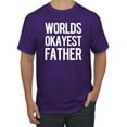 thumbnail image 1 of Wild Bobby,Worlds Okayest Father Gift for Father Dad Husband, Father's Day, Men Graphic Tees, Purple, 5XL, 1 of 3