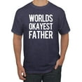 thumbnail image 1 of Wild Bobby,Worlds Okayest Father Gift for Father Dad Husband, Father's Day, Men Graphic Tees, Vintage Heather Navy, 5XL, 1 of 3
