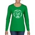thumbnail image 1 of Wild Bobby Worry Ends When Faith In God Begins Inspirational/Christian Women Graphic Long Sleeve Tee, Kelly, X-Large, 1 of 5
