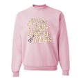 thumbnail image 1 of Wild Bobby, Y'all Need Jesus & Country Music, Pop Culture, Unisex Crewneck Graphic Sweatshirt, Light Pink, X-Large, 1 of 4