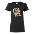 thumbnail image 1 of Wild Bobby, Y'all Need Jesus & Country Music, Pop Culture, Women Graphic Tee, Black, Small, 1 of 4