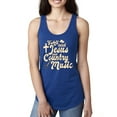 thumbnail image 1 of Wild Bobby, Y'all Need Jesus & Country Music, Pop Culture, Women Racerback Tank Top, Royal, Small, 1 of 4