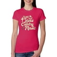 thumbnail image 1 of Wild Bobby, Y'all Need Jesus & Country Music, Pop Culture, Women Slim Fit Junior Tee, Raspberry, Medium, 1 of 4