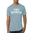 thumbnail image 1 of Wild Bobby YAY SPORTS! Sports Men Premium Tri Blend T-Shirt, Denim, XX-Large, 1 of 5