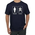 thumbnail image 1 of Wild Bobby,Your Dad My Dad Funny Superhero Daddy Husband Father Gift, Father's Day, Men Graphic Tees, Navy, 3XL, 1 of 3