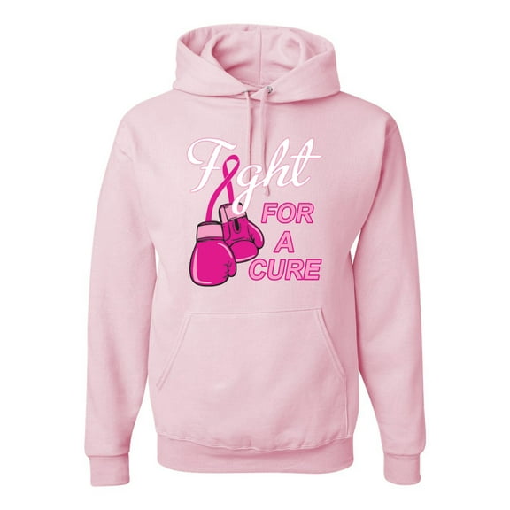 Wild Bobby, for a Support Awareness Unisex Graphic Hoodie Sweatshirt, Light Pink, 3XL