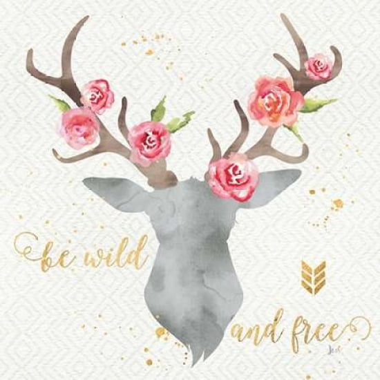 Wild Bohemian I Canvas Art - Jess Aiken (24 x 24)