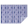 thumbnail image 1 of Wild Botanical Navy Blue Table Cloth,Wrinkle Free Table Cover with Polyester,Waterproof Reusable Table Cloths for Home Decor Summer Spring Picnic Dining Holiday (Rectangle,60x84inch), 1 of 5