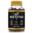 thumbnail image 1 of Wild Buffalo Max Performance Gummies, WildBuffalo Advanced Daily Male Support Supplement (1 Month Supply), 1 of 6