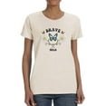 thumbnail image 1 of Wild Butterflies And Daisies T-Shirt Women -Image by Shutterstock, Female Large, 1 of 4