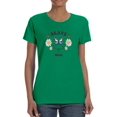 thumbnail image 1 of Wild Butterflies And Daisies T-Shirt Women -Image by Shutterstock, Female Small, 1 of 4