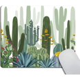 thumbnail image 1 of Wild Cactus Mouse Pad Customized Rectangle NonSlip Rubber Gaming Mouse Pad Unique Cactus with Flower Design Ideal for Laptops and Computers, 1 of 5
