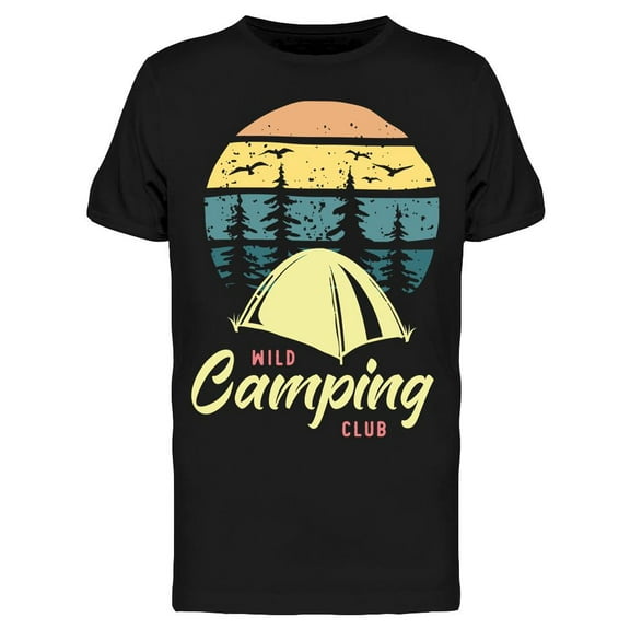 Wild Camping Club T-Shirt Men -Image by Shutterstock, Male x-Large