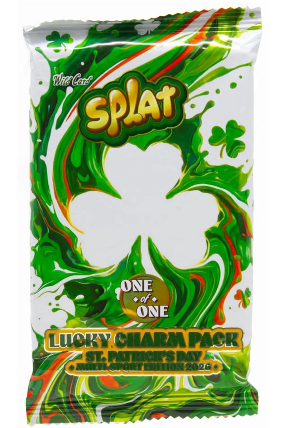 Splat St. Patrick's Day Multi-Sport Edition 2026 Lucky Charm Pack (1 Encased Card)