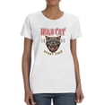 thumbnail image 1 of Wild Cat Sport Team Shaped T-Shirt Women -Image by Shutterstock, Female 3X-Large, 1 of 4