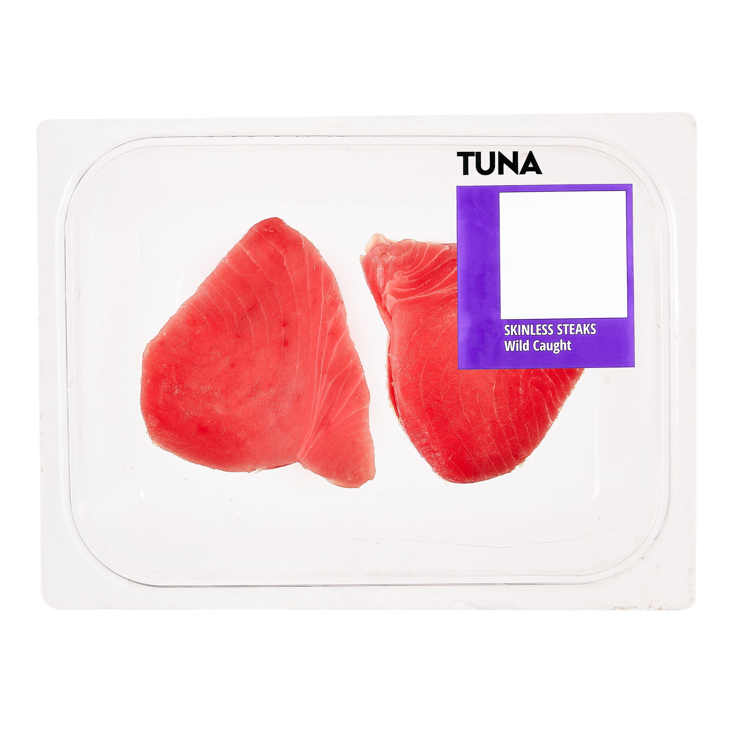 Wild Caught Fresh Tuna Steaks, 0.75 - 0.875 lb