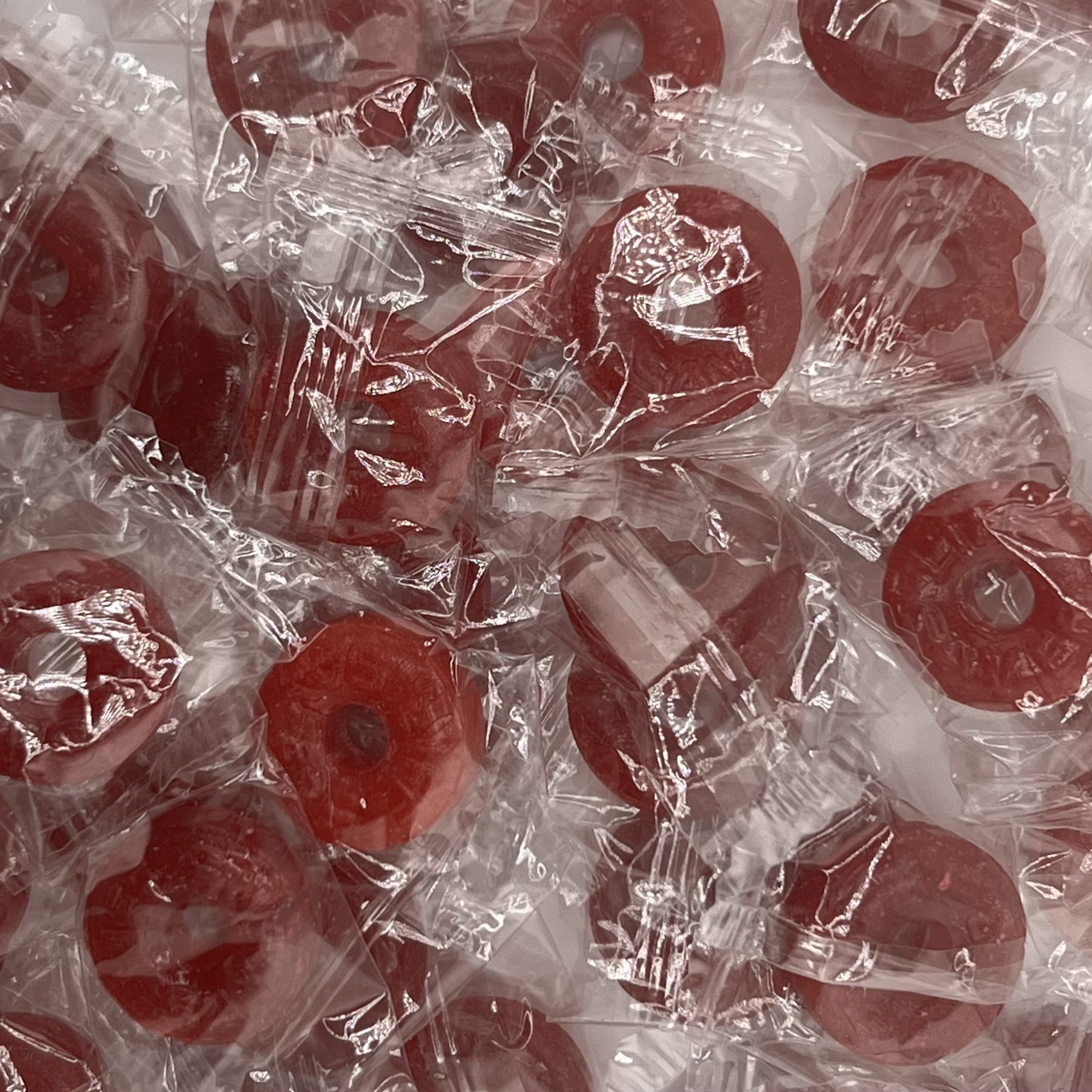 Wild Cherry Life Savers Hard Candy Individually Wrapped Bulk 1LB Bag of Red Candy, Lifesavers