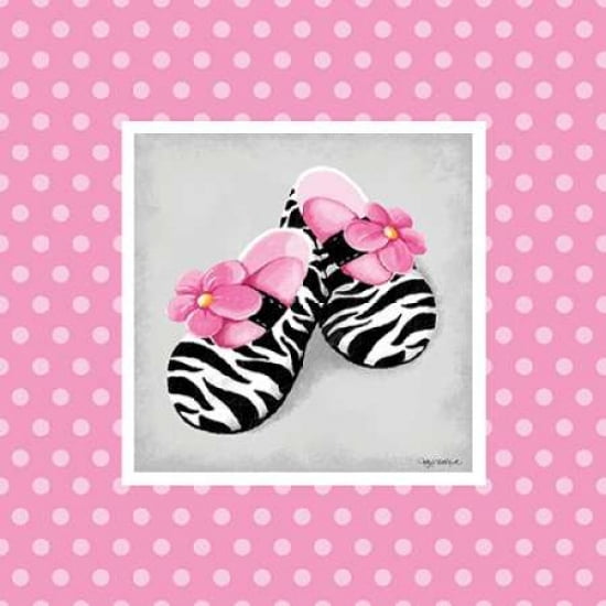 Wild Child Dress Shoe Canvas Art - Kathy Middlebrook (24 x 24)
