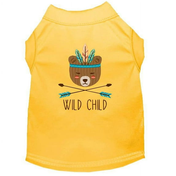 Wild Child Embroidered Dog Shirt