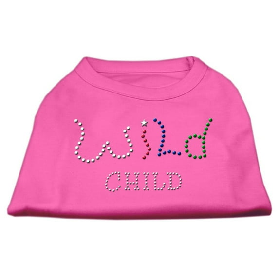 Pet Dog Cat Shirt Rhinestone, "Wild Child"