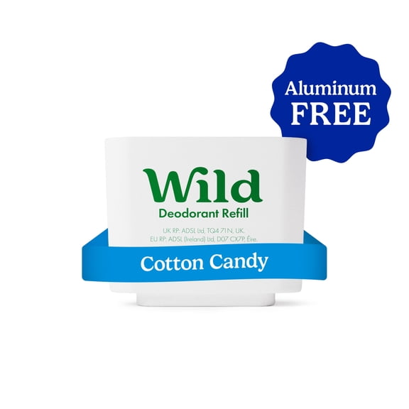 Wild Stick Deodorant Refill, Cotton Candy. Aluminum Free, for Women and Men, 1.4oz