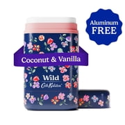 Wild Refillable Deodorant Starter Pack   Aluminum Free. Cath Kidston Marble Ditsy Case + Coconut & Vanilla Refill, for Women and Men, 1.4oz