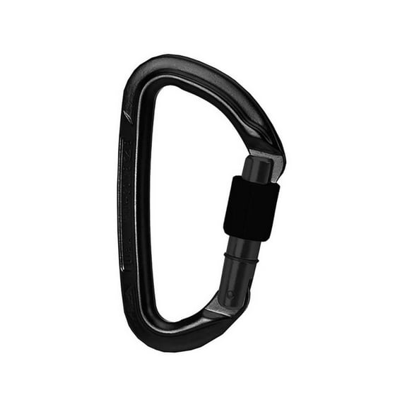Wild Country Climbing Session Screw Gate Carabiners, Black, One Size