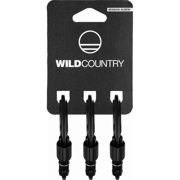 Wild Country Session Screwgate Rock Climbing Carabiner - Lightweight Aluminum Locking Carabiner