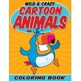 thumbnail image 1 of Wild & Crazy Cartoon Animals Coloring Book: Volume 1 (Paperback), 1 of 1