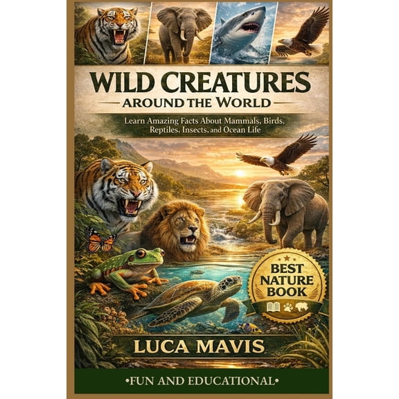 Wild Creatures Around the World: Learn Amazing Facts About Mammals, Birds, Reptiles, Insects, and Ocean Life, (Paperback)