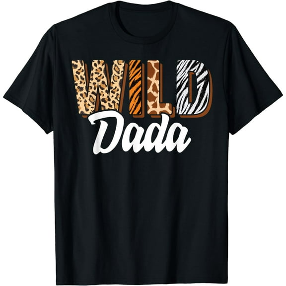 Wild Dada Zoo Born Two be Wild B-day Safari Jungle Animal T-Shirt