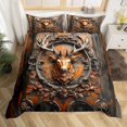 thumbnail image 1 of Wild Deer Duvet Cover Hunting Gifts For Men,Deer Hunter Bedding Set Christmas Gifts Country Cabin Wildlife Theme Comforter Cover Deer Lovers Gifts For Valentines Day - 2Pcs（No Comforter）, 1 of 5