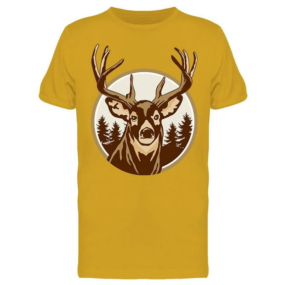 Wild Deer Ranch Graphic T-Shirt Men -Image by Shutterstock, Male Medium