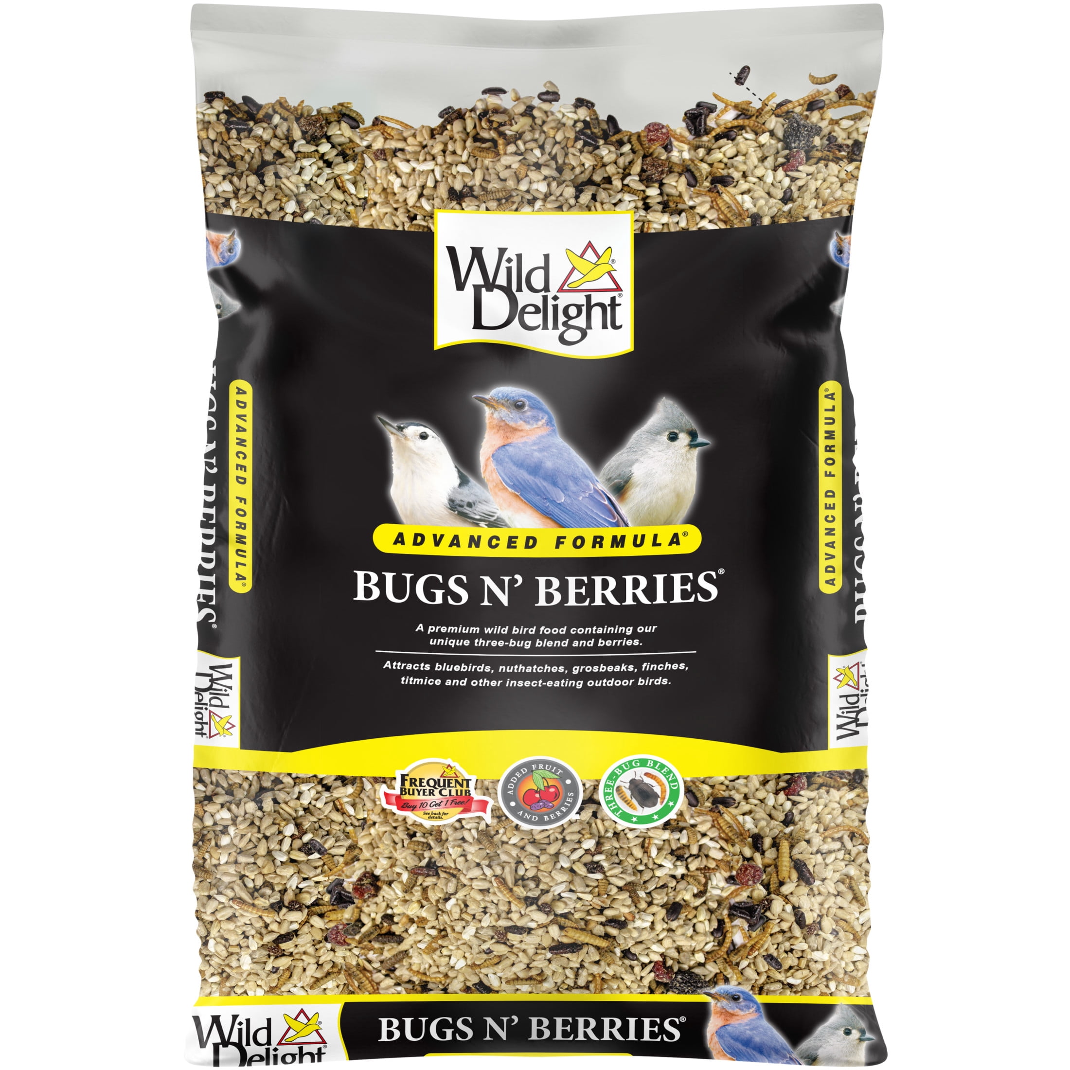 Wild Delight Advanced Formula Bugs N Berries Wild Bird Food 14 lb